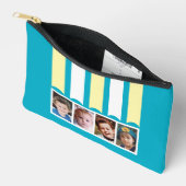 4 photo add name white blue yellow アクセサリーポーチ (見開き)