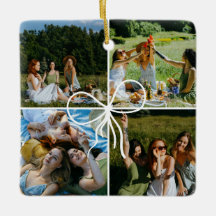 4 Photo Bow Wrap Christmas Present Best Friend