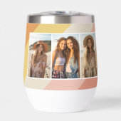 4 Photo Collage -レトロストライプー – チュンキー名 (正面)