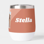 4 Photo Collage -レトロストライプー – チュンキー名 (背面)