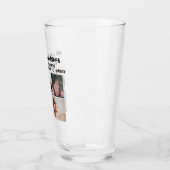 4 photo collage and personalized text photo gift タンブラーグラス (左)