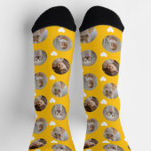 4 Photo Collage Template Make Your Own Fun ソックス (上部)