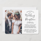 4 Photo Happely Ever Afterパーティー結婚披露宴 招待状 (裏面)