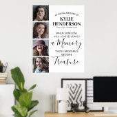 4 Photo In Loving Tribute Poster ポスター (ホームオフィス)