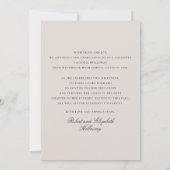 4 Photo Modern Ivory Graduation Announcement  招待状 (裏面)