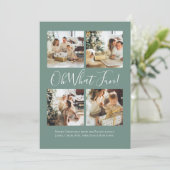 4 Photo oh What Fun Nordic Christmas シーズンカード (スタンド正面)