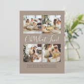 4 Photo oh What Fun Nordic Christmas シーズンカード (スタンド正面)