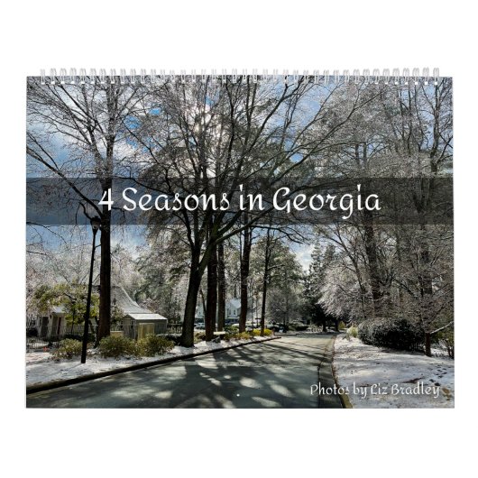 4 Seasons in Georgia カレンダー (カバー)