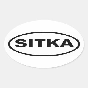 4 Sitka 楕円形シール