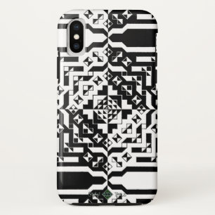 4 Sq. ビット 2 iPhone X ケース