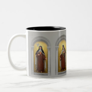 4 ST TERESAテレーズCARMELITES ツートーンマグカップ