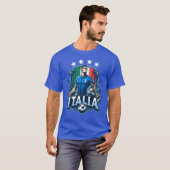 4 Star イタリア サッカー Tシャツ (正面フル)