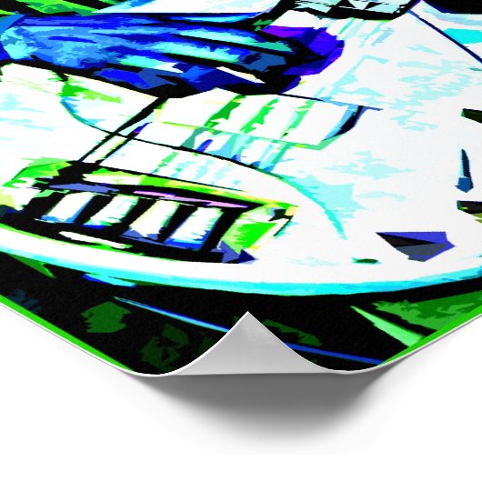 4 String Bass ポスター (角)