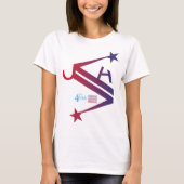 4 th July usa/eeuu texto simplificado by Masanser Tシャツ (正面)