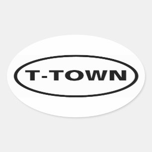 4 Tuscaloosa "T町" 楕円形シール