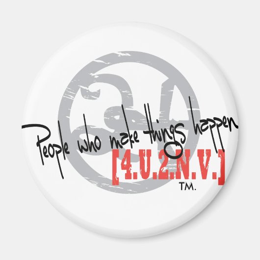 4.U.2.N.V磁石 マグネット (正面)