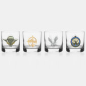  4 verres a whisky ウイスキーグラス (正面)