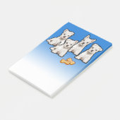 4 Westy PUPS Post-itノートブロック ポストイット (アングル)