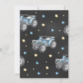 4 Wheeler Birthday Invitation / Quad Bike / ATV 招待状 (裏面)