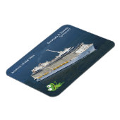 4"x3" Stateroomドアマグネット マグネット (左側)