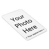 4"x6"ポートレートフォトマグネット(黒文字) マグネット (右側)