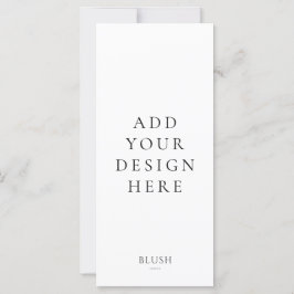 4"x9"のメニューカード印刷