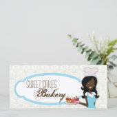 4"x9"ギフト券アフリカ系アメリカ人ベイカーカップ (スタンド正面)