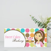 4"x9"ギフト券ベーカリーブルネットBaker Cup (スタンド正面)