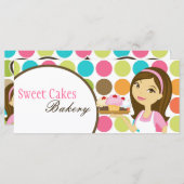 4"x9"ギフト券ベーカリーブルネットBaker Cup (正面/裏面)