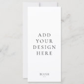 4"x9"プログラムカード印刷 (正面)