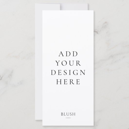 4"x9"プログラムカード印刷 (正面)