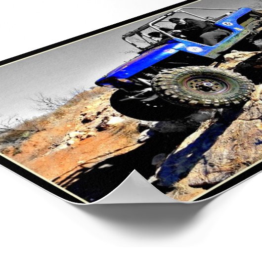 4 x 4ラリー ポスター (角)