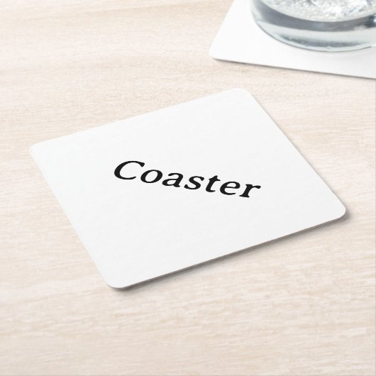 4" x 4" ダイヤモンド オリジナルグッズ ペーパーコースター (アングル)