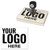 4" x 5"エクストララージカスタムアカンパニーロゴラバースタ ラバースタンプ (押印)