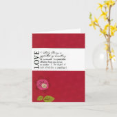 4'' x 5.6''の空白のラブ定義を折り畳み カード (黄色い花)