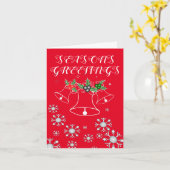 4" x 5.6" 折りたたみ 季節の挨拶 カード (黄色い花)