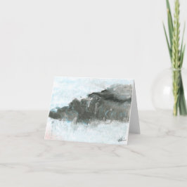 4" x 5.6"折り畳みノートカード – "アアンティラド" サンキューカード