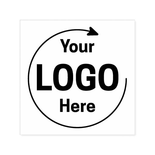 4 x 5" Extra Large Custom Company Logo  セルフインキングスタンプ (デザイン)