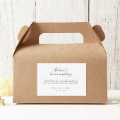 4 x 6ウェルカムギフトボックスラベルホテルバッグシール シール