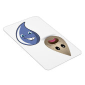 4" x 6"クリーン/ダーティ水滴なし文字 マグネット (右側)