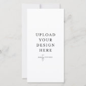 4" x 8インチフラットカード – ポートレート (裏面)