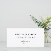 4" x 8インチフラットカード – 横 (スタンド正面)