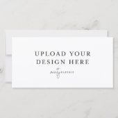 4" x 8インチフラットカード – 横 (裏面)