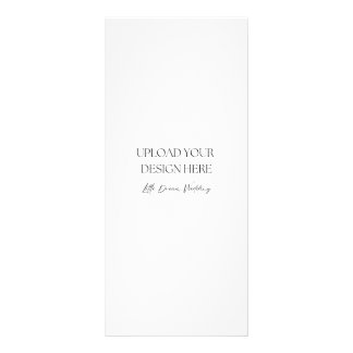 4 x 9インチ光沢のある両面カード ラックカード