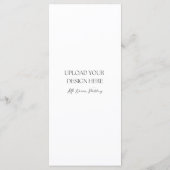 4 x 9インチ 半光沢 両面カード プログラム (裏面)