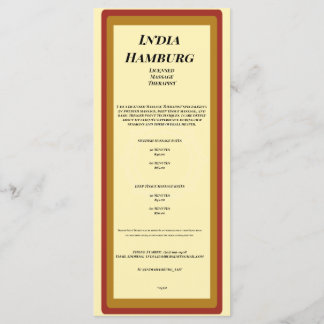 4" x 9"フラットプログラムGroove プログラム