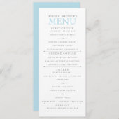 4" x 9"回転糖色メニュー メニュー (正面/裏面)