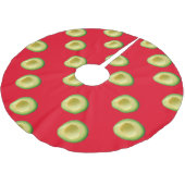 4Aliciaのまわりのアボカド完全に ブラッシュドポリエステルツリースカート (アングル)