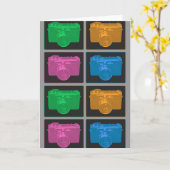 4Artポップ・アートのカメラ カード (黄色い花)