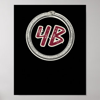 4bムーブメントOuroboros Snake #4bステッカー ポスター